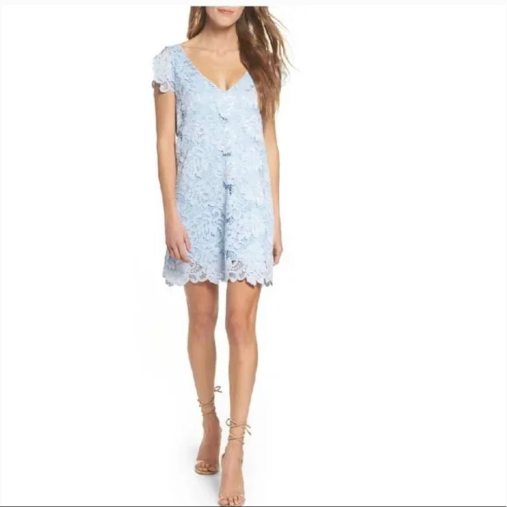 Women’s Lace Baby Blue Dress